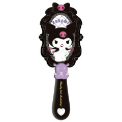 Japan Sanrio Hair Brush - Kuromi / Smile Ribbon