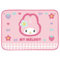 Japan Sanrio Blanket with Button - My Melody / Y2k Houndstooth - 1