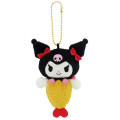 Japan Sanrio Mascot Holder - Kuromi / Fried Shrimp - 1