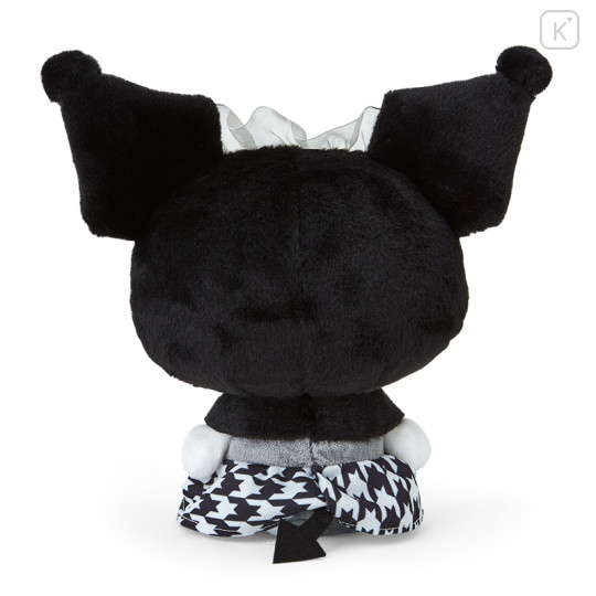 Japan Sanrio Plush Toy (S) - Kuromi / French Houndstooth - 2