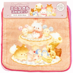 Japan San-X Petit Towel Handkerchief Set - Sugarcocomuu / Dessert