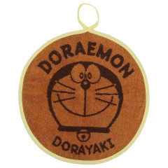 Japan Doraemon Hand Towel with Loop - Doraemon / Dorayaki