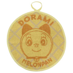 Japan Doraemon Hand Towel with Loop - Dorami / Melon Bread