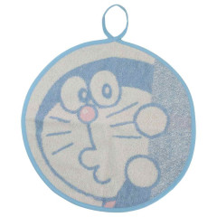 Japan Doraemon Hand Towel with Loop - Doraemon / Shy