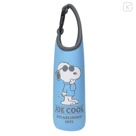 Japan Peanuts Plastic Bottle Holder - Snoopy / Joe Cool - 1