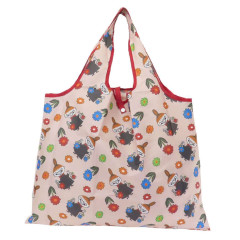 Japan Moomin Eco Shopping Bag - Little My / Pink Flower