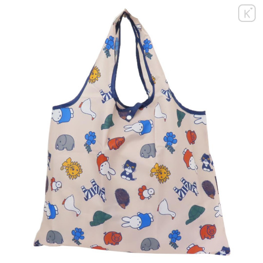 Japan Miffy Eco Shopping Bag - Miffy / Animal Beige - 1