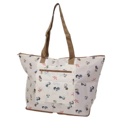 Japan Peanuts Travel Foldable Bag - Snoopy / Kids Beige