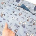 Japan Peanuts Travel Foldable Bag - Snoopy / Kids Blue - 4