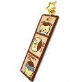 Japan Chiikawa Luggage Tag - Manju Chestnut / Star Keychain - 2