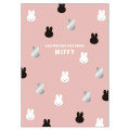 Japan Miffy Postcard - Miffy / Silver Foil Pink Face - 1