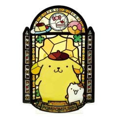 Japan Sanrio Kumitera Stained Glass Paper Craft Kit - Pompompurin