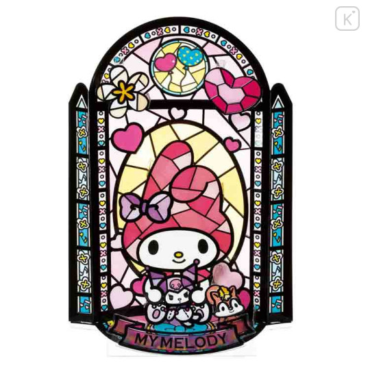 Japan Sanrio Kumitera Stained Glass Paper Craft Kit - My Melody - 1