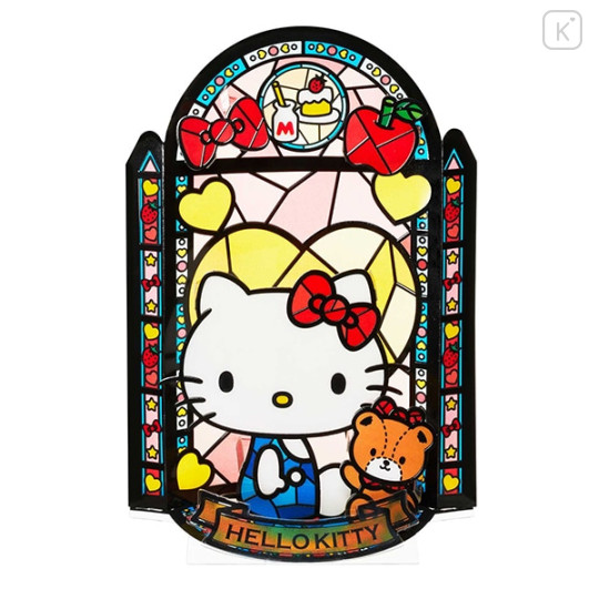 Japan Sanrio Kumitera Stained Glass Paper Craft Kit - Hello Kitty - 1