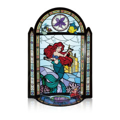 Japan Disney Kumitera Stained Glass Paper Craft Kit - Ariel