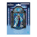 Japan Disney Kumitera Stained Glass Paper Craft Kit - Anna & Elsa - 3