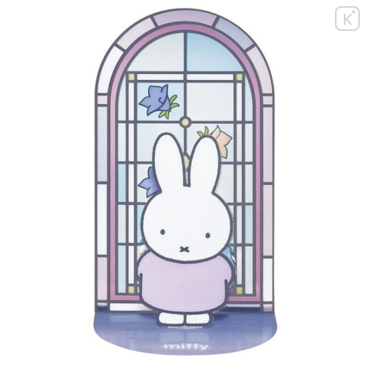 Japan Miffy Kumitera Stained Glass Paper Craft Kit - Purple - 1