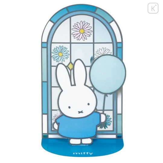 Japan Miffy Kumitera Stained Glass Paper Craft Kit - Blue - 1