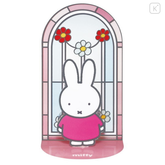 Japan Miffy Kumitera Stained Glass Paper Craft Kit - Pink - 1