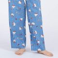 Japan Sanrio Gingham Shirt Pajamas (M) - Hello Kitty / Blue - 3