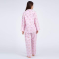 Japan Sanrio Shirt Pajamas (M) - Marron Cream / Pink - 5