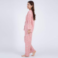 Japan Sanrio Shirt Pajamas (M) - Marron Cream / Apricot - 4