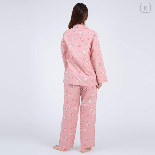 Japan Sanrio Shirt Pajamas (M) - Marron Cream / Apricot - 5