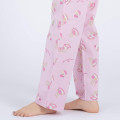 Japan Sanrio Gingham Shirt Pajamas (L) - Marron Cream / Pink - 3