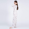 Japan Sanrio Shirt Pajamas (M) - Hello Kitty / White - 4