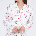 Japan Sanrio Shirt Pajamas (L) - Hello Kitty / White - 2