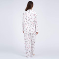 Japan Sanrio Shirt Pajamas (L) - Hello Kitty / White - 5