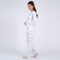 Japan Sanrio Shirt Pajamas (M) - Cinnamoroll / White - 4