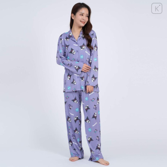 Japan Sanrio Shirt Pajamas (M) - Kuromi / Purple - 1