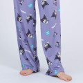 Japan Sanrio Shirt Pajamas (M) - Kuromi / Purple - 3