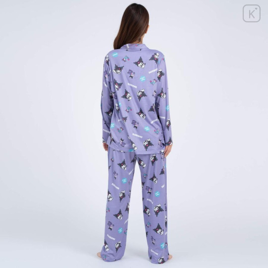 Japan Sanrio Shirt Pajamas (M) - Kuromi / Purple - 5