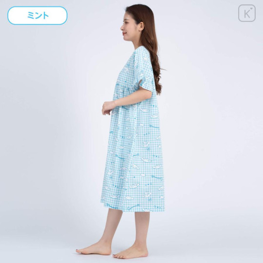 Japan Sanrio Gingham Dress - Cinnamoroll / Mint - 4