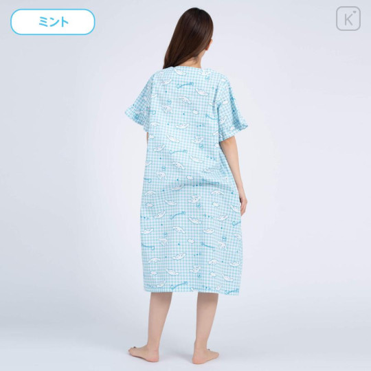 Japan Sanrio Gingham Dress - Cinnamoroll / Mint - 5