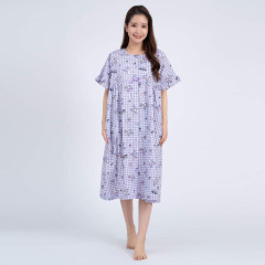 Japan Sanrio Gingham Dress - Kuromi / Purple