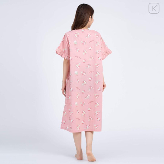 Japan Sanrio Gingham Dress - Marron Cream / Apricot - 5