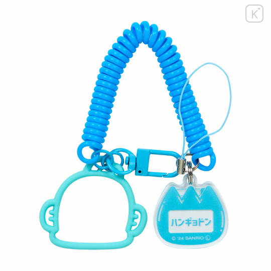 Japan Sanrio Multi-coil Spring Smartphone Strap Phone Charm - Hangyodon - 2