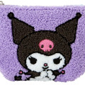 Japan Sanrio Sagara Embroidery Mini Pouch - Kuromi - 4