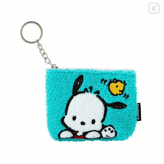 Japan Sanrio Sagara Embroidery Mini Pouch - Pochacco - 1