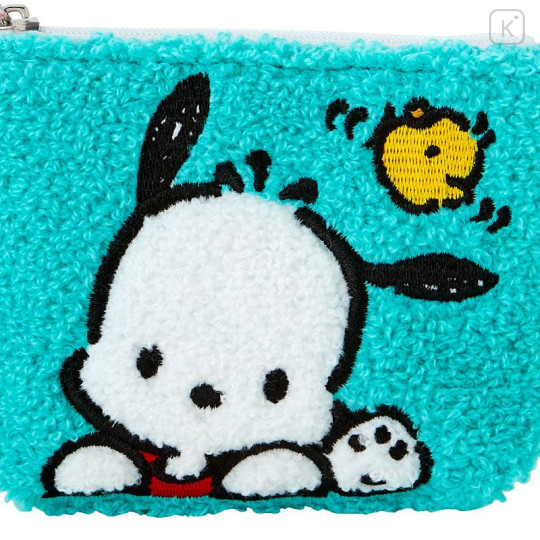 Japan Sanrio Sagara Embroidery Mini Pouch - Pochacco - 4