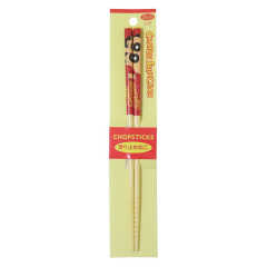 Japan Crayon Shin-chan Bamboo Chopsticks 21cm - Shinnosuke Nohara / Red