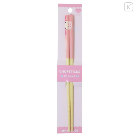 Japan Sanrio Bamboo Chopsticks 21cm - My Melody - 1