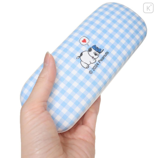 Japan Peanuts Glasses Case - Snoopy Brother Olaf - 3