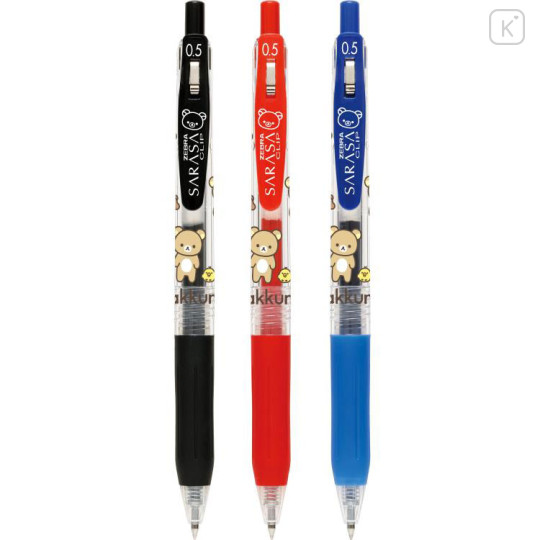 Japan San-X Sarasa Clip Gel Pen Set - Rilakkuma - 2