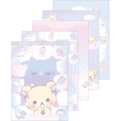 Japan San-X A6 Notepad - Korilakkuma / Sky Curly Cotton Candy A