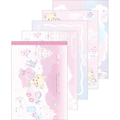 Japan San-X A6 Notepad - Korilakkuma / Sky Curly Cotton Candy B