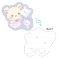 Japan San-X Mini Card Set - Rilakkuma / Sky Curly Cotton Candy B - 4